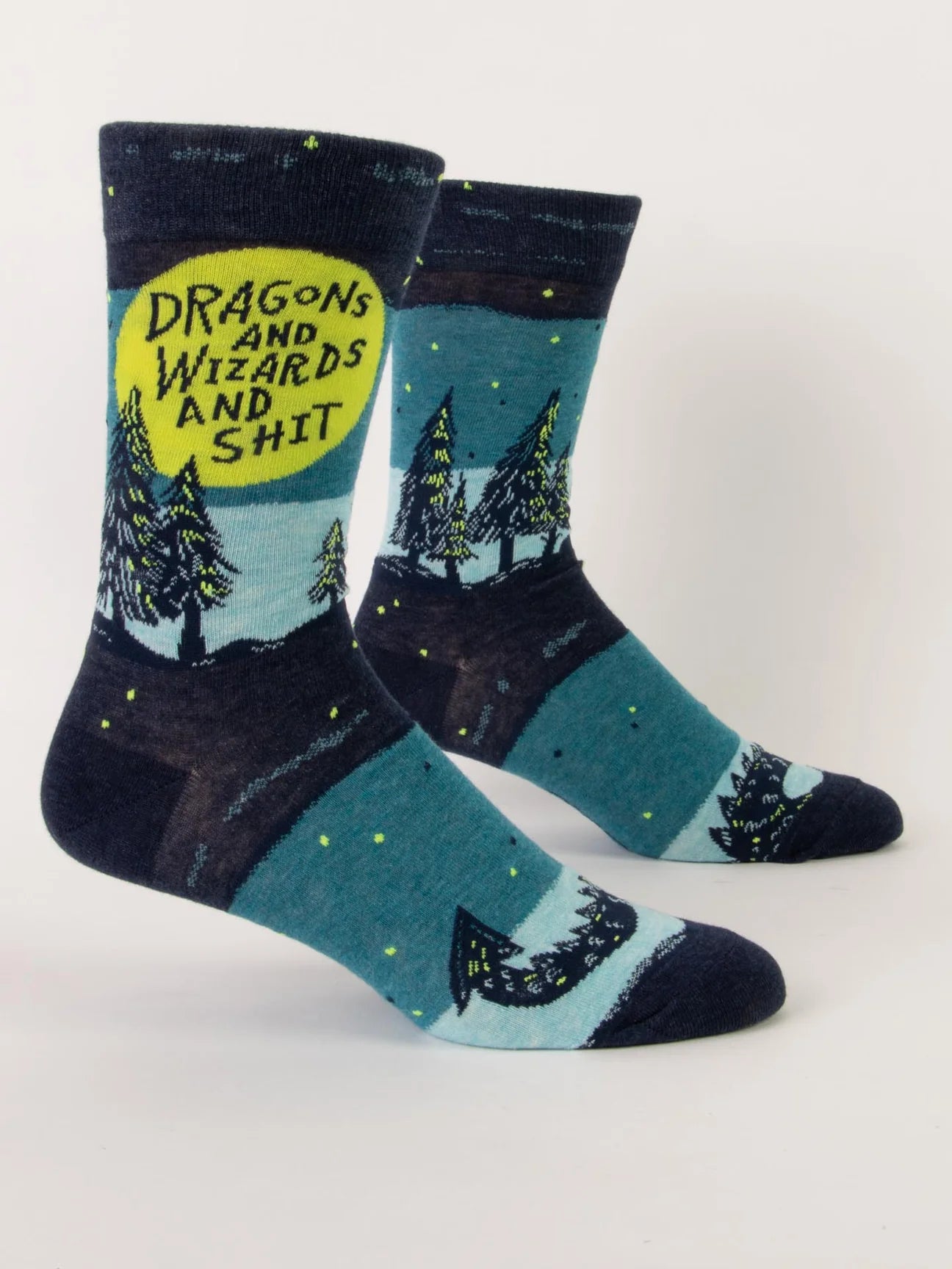 Dragons & Wizards & Shit Men's Socks