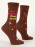 Here Comes Cool Mom Crew Socks