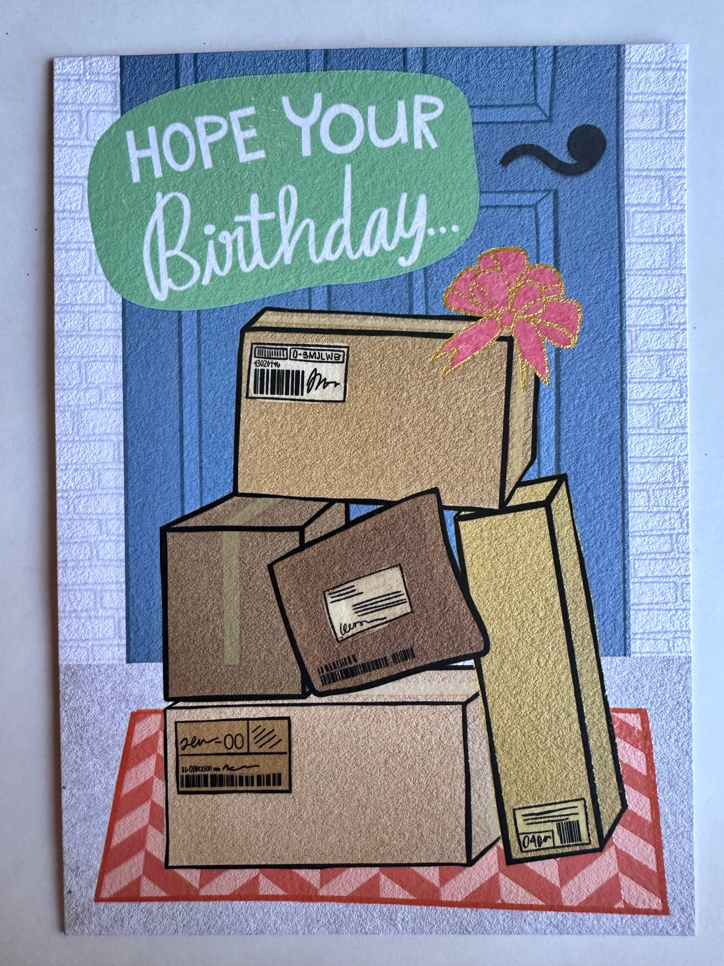 BIRTHDAY PACKAGES CARD - A. Dodson's