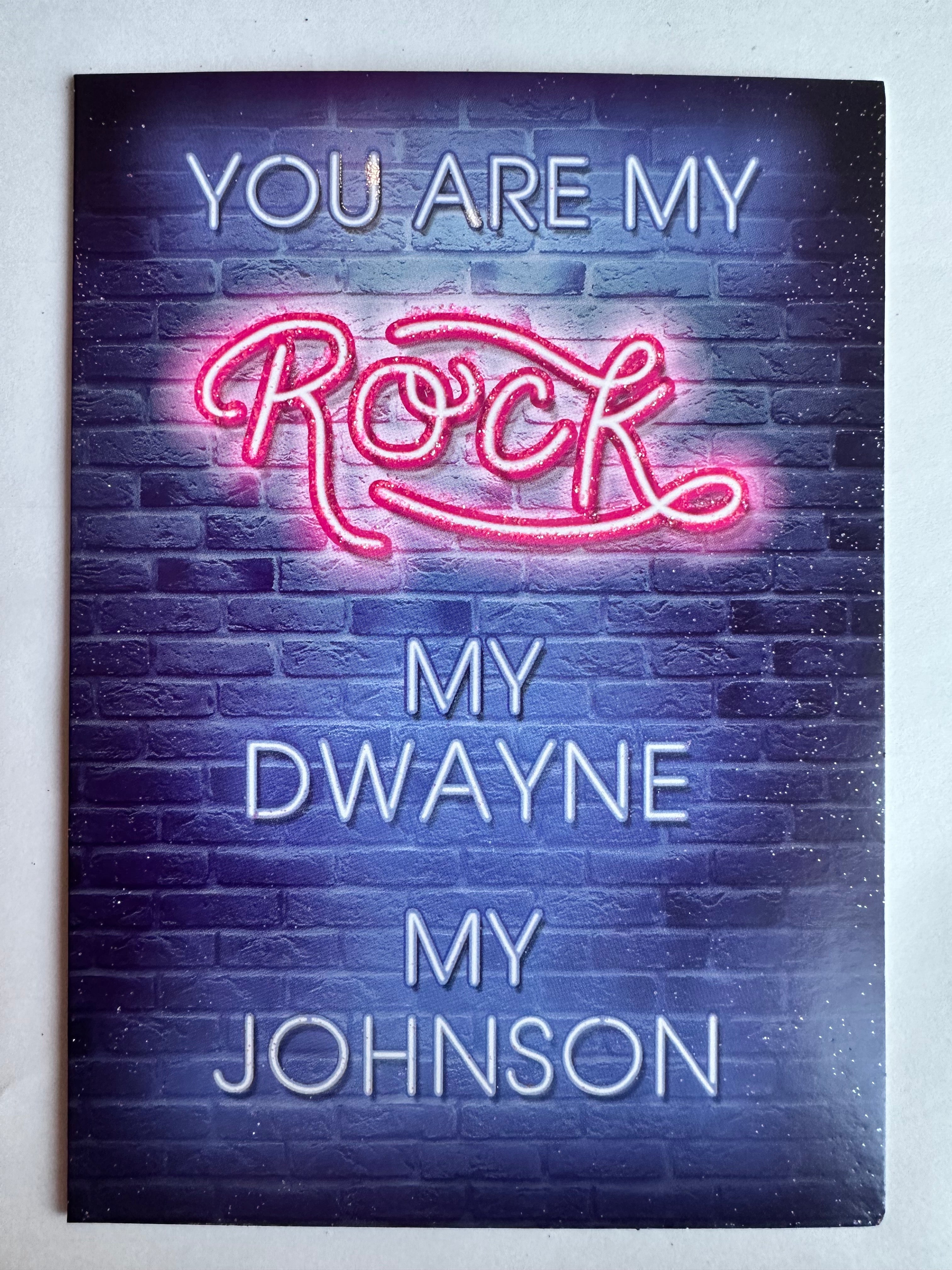 MY ROCK CARD - A. Dodson's