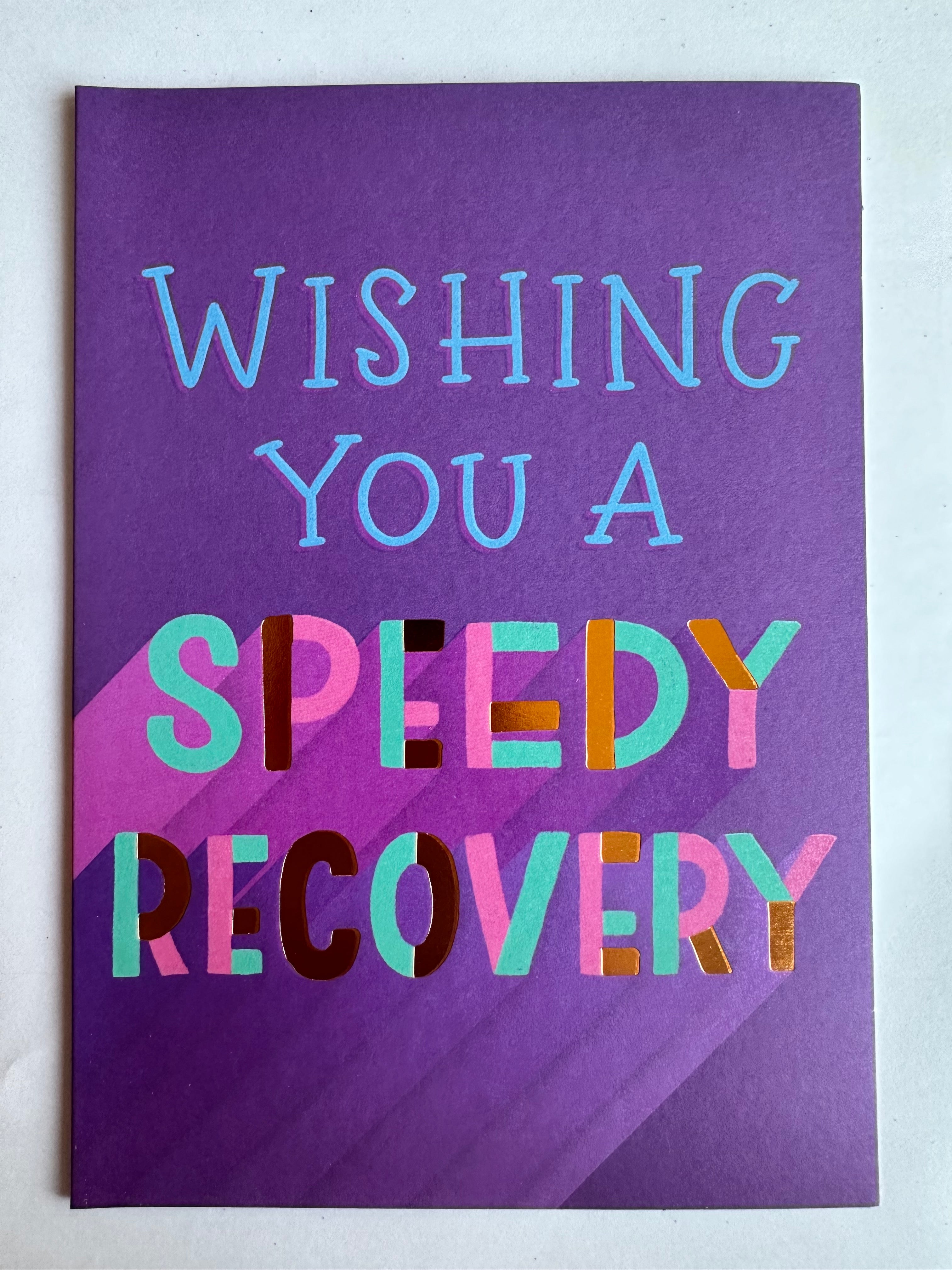 SPEEDY RECOVERY CARD - A. Dodson's