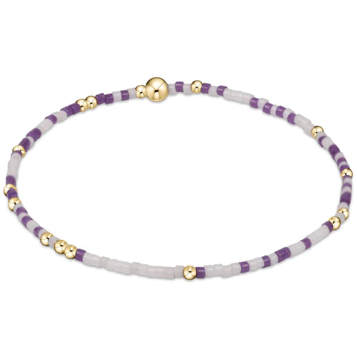 gameday hope unwritten bracelet - purple/white by enewton - A. Dodson's