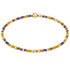 gameday hope unwritten bracelet - deep purple/golden yellow by enewton - A. Dodson's