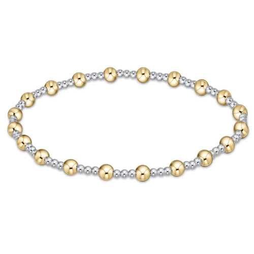 enewton Extends - Classic Sincerity Pattern 4mm Bead Bracelet - Mixed Metal by enewton - A. Dodson's