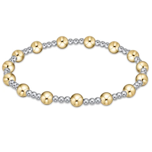 enewton Extends - Classic Sincerity Pattern 5mm Bead Bracelet - Mixed Metal by enewton - A. Dodson's