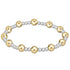 Classic Sincerity Pattern 6mm Bead Bracelet - Mixed Metal by enewton - A. Dodson's