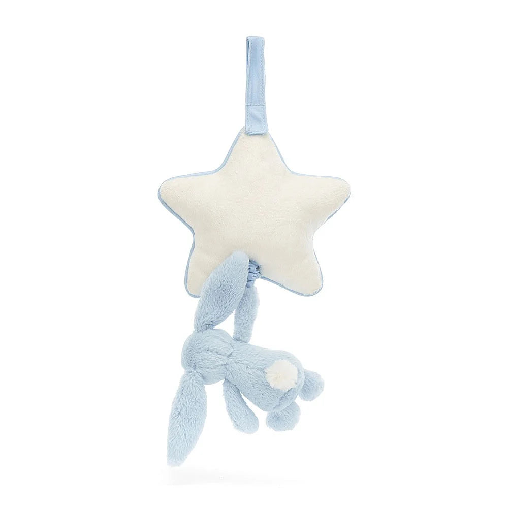 Bashful Blue Bunny Musical Pull By Jellycat - A. Dodson's