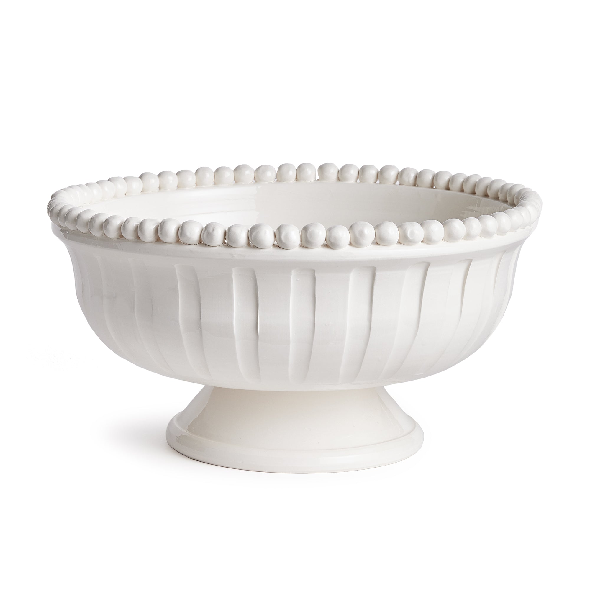 COLETTA DECORATIVE FOOTED LOW BOWL BY NAPA HOME & GARDEN