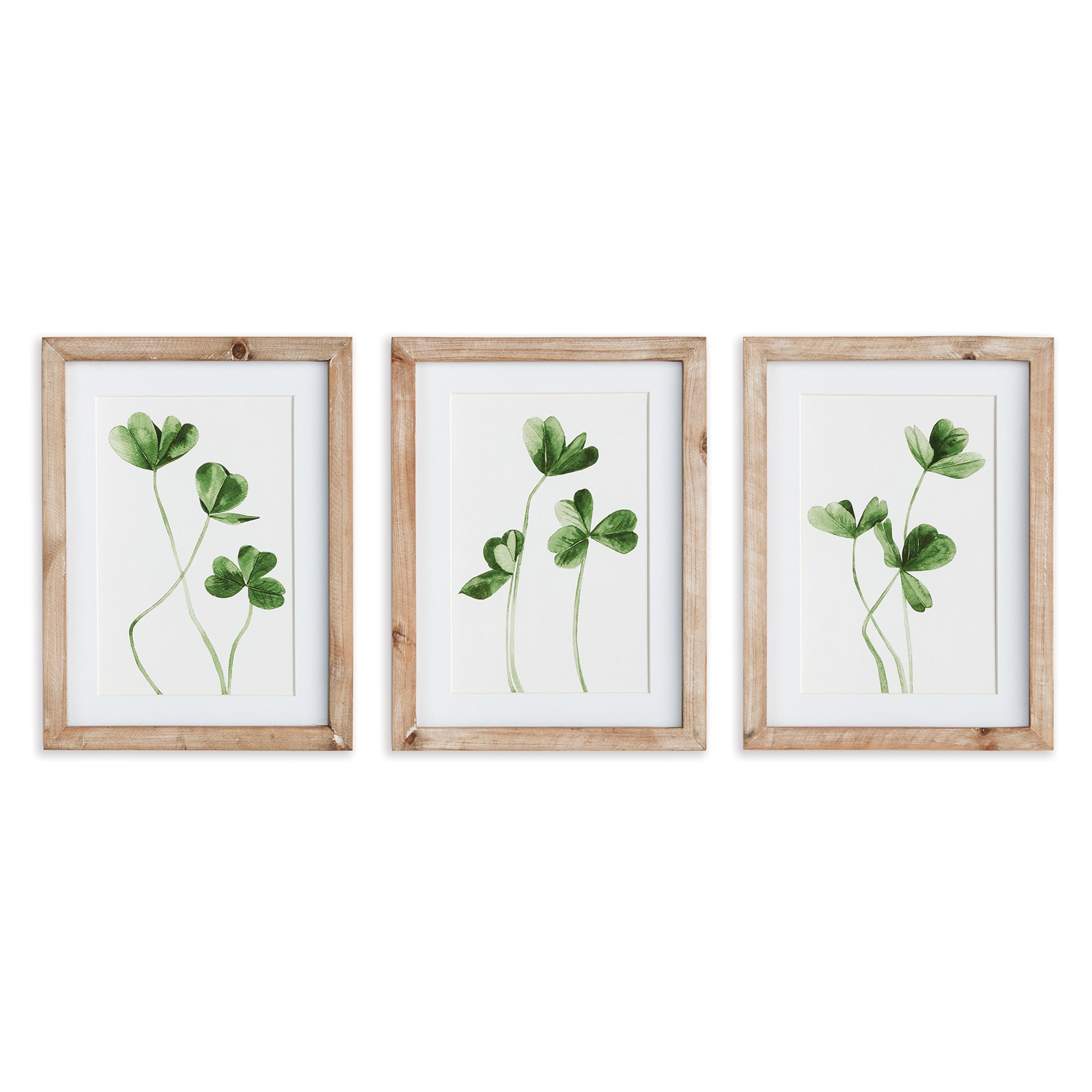 CLOVER CUTTINGS PETITE PRINTS, SET OF 3 BY NAPA HOME & GARDEN