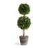 BOXWOOD DOUBLE SPHERE TOPIARY DROP-IN 20" BY NAPA HOME & GARDEN