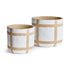 PHOENIX POTS, SET OF 2 BY NAPA HOME & GARDEN