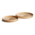 JELANI CANE ROUND TRAYS, SET OF 2 BY NAPA HOME & GARDEN