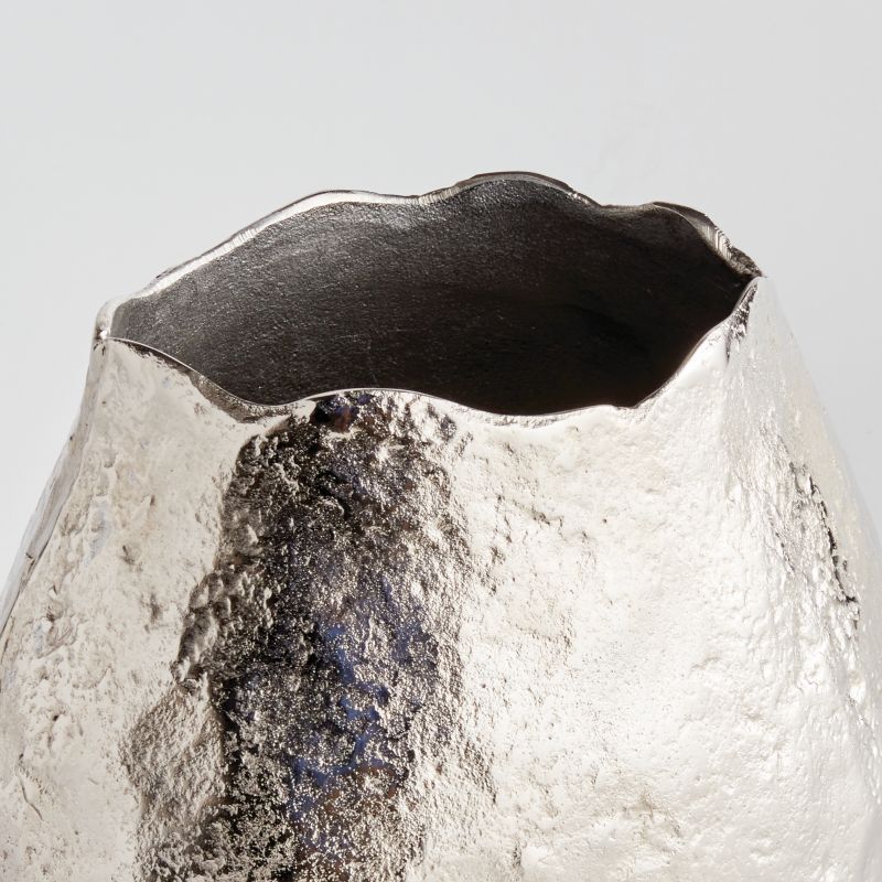 SILVER HARLIN SHORT VASE BY NAPA HOME & GARDEN - A. Dodson's