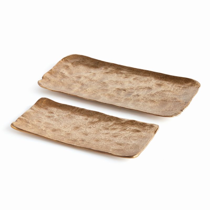 IMANI DECORATIVE SQUARE TRAYS SET OF 2 BY NAPA HOME & GARDEN - A. Dodson's