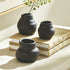 BLACK TABITHA BUD VASES SET OF 3 NAPA HOME & GARDEN