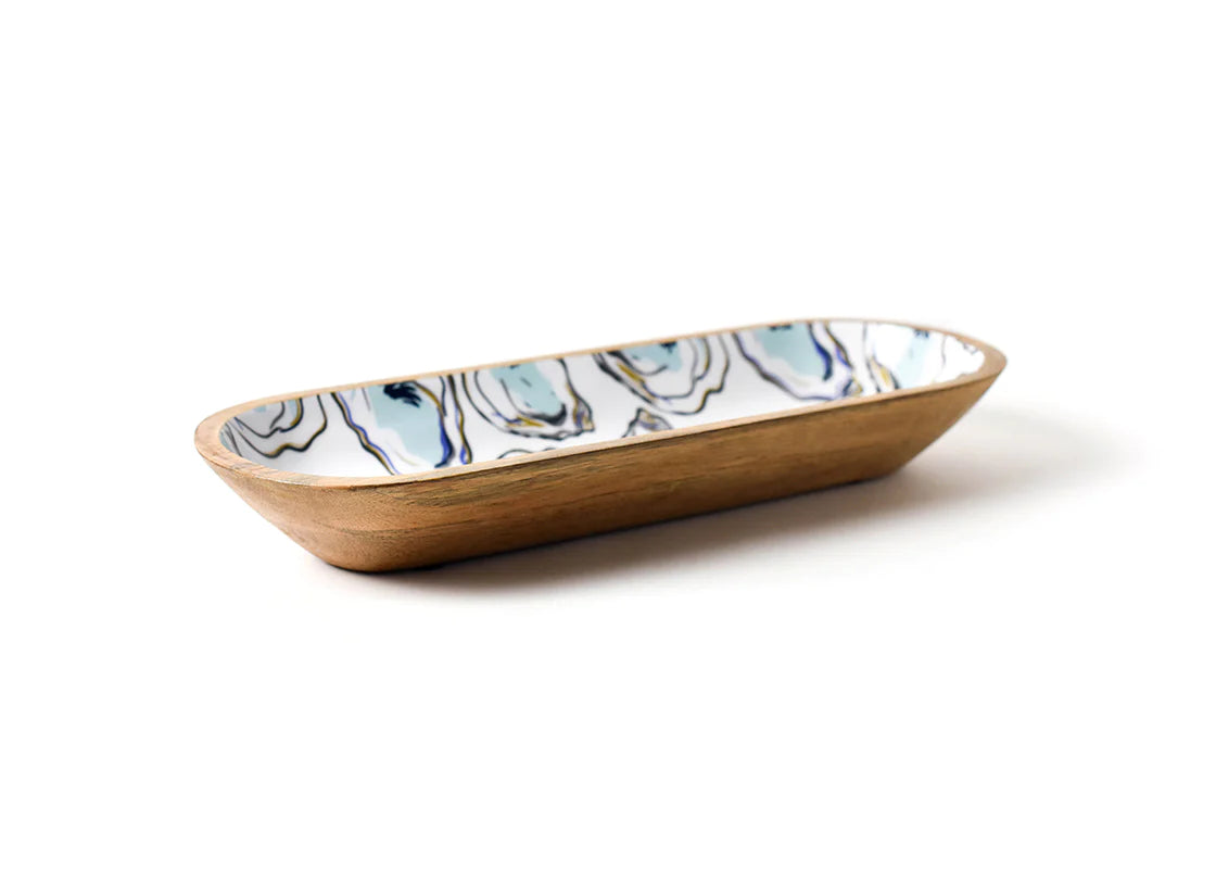 Coton Colors Oyster Print Wood Dough Bowl - A. Dodson's