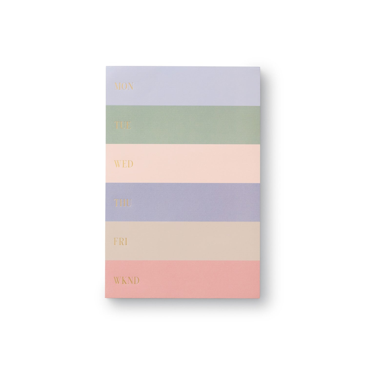 Muted Color Block Weekly Memo Notepad By Rifle Paper Co