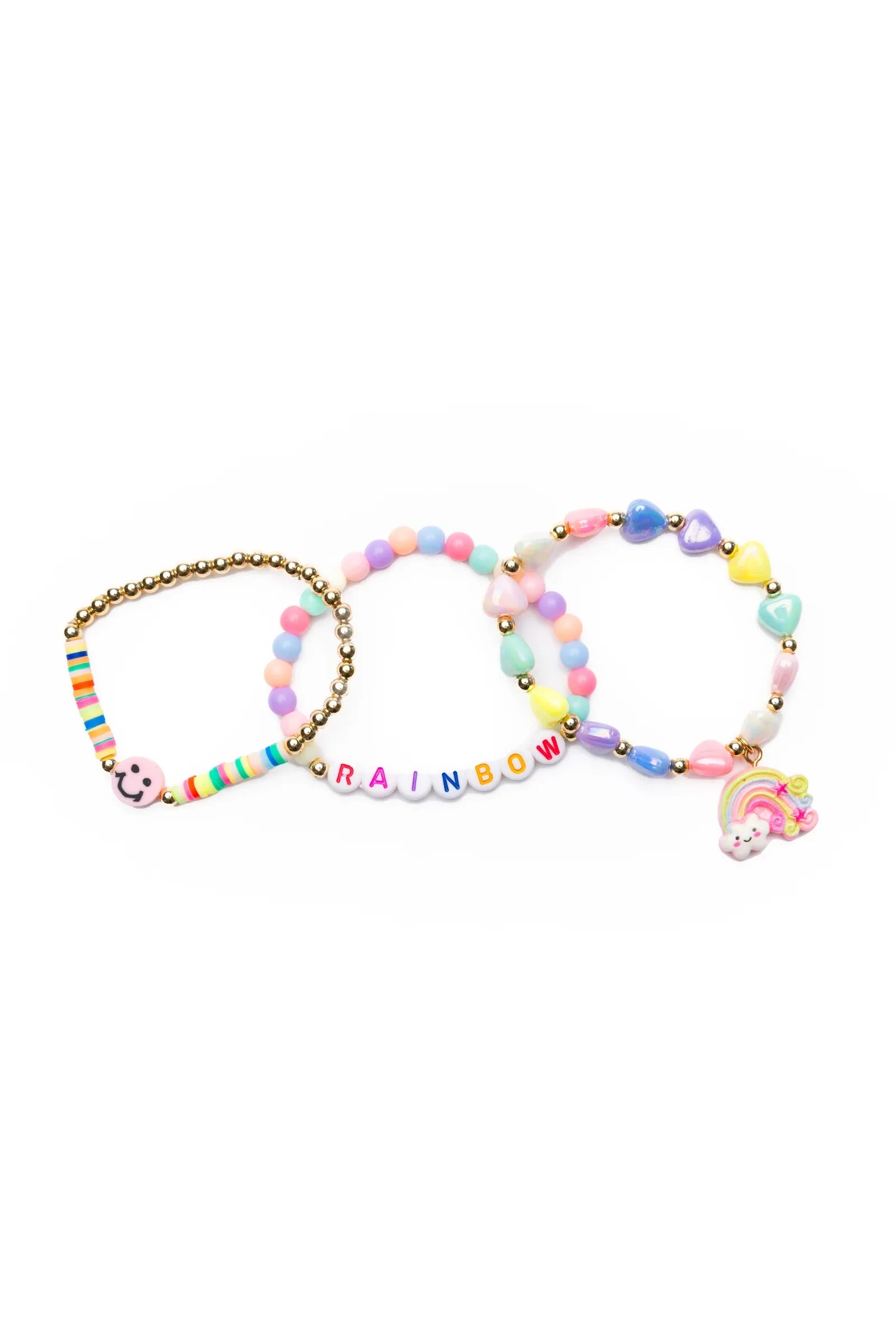 Rainbow Smiles Bracelet 3pc Set - A. Dodson's