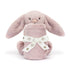 Bashful Luxe Bunny Rosa Soother By Jellycat - A. Dodson's