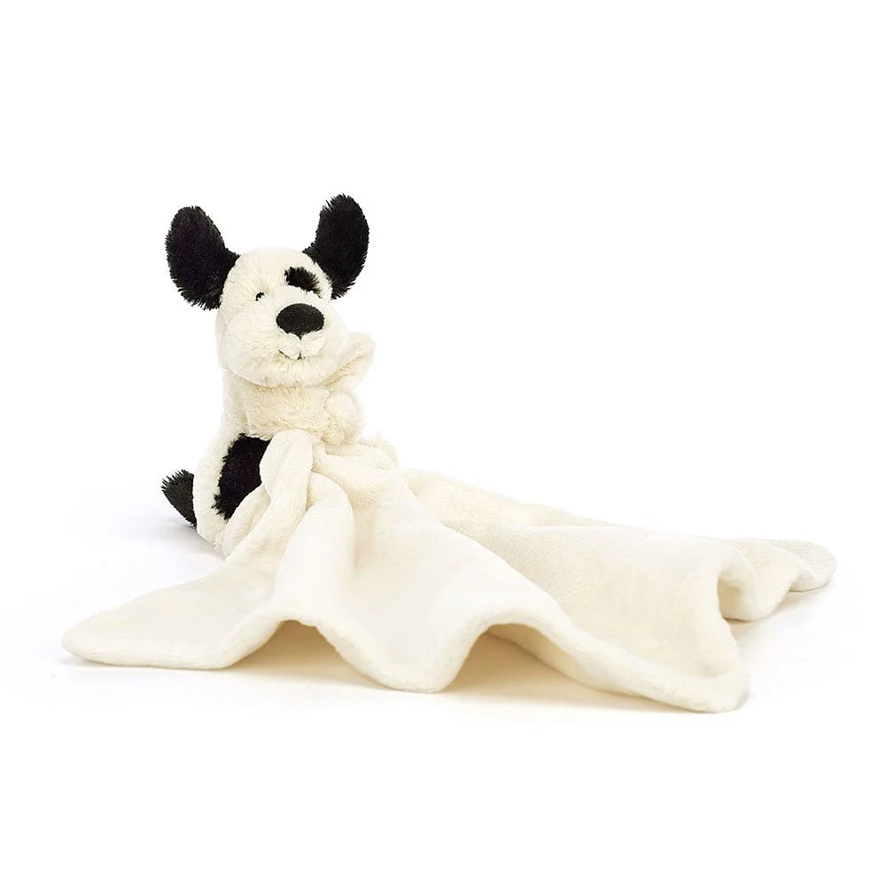 Bashful Black & Cream Puppy Soother By Jellycat - A. Dodson's