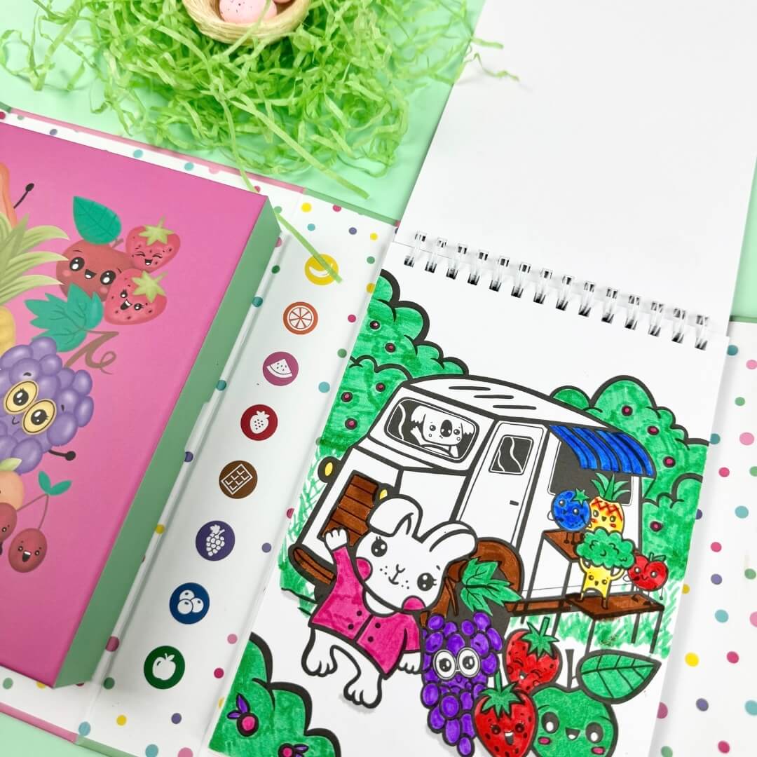 Scented Colouring - Fruitie  Cutie