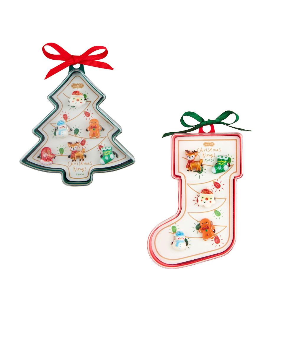 CHRISTMAS DRESS-UP RING SETS BY MUD PIE - A. Dodson's