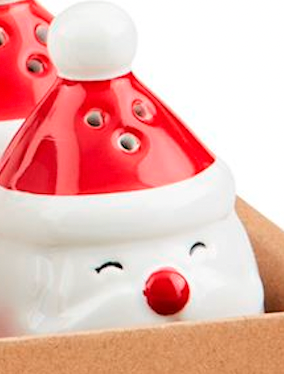 Christmas Character Salt & Pepper Shakers By Mud Pie - A. Dodson's