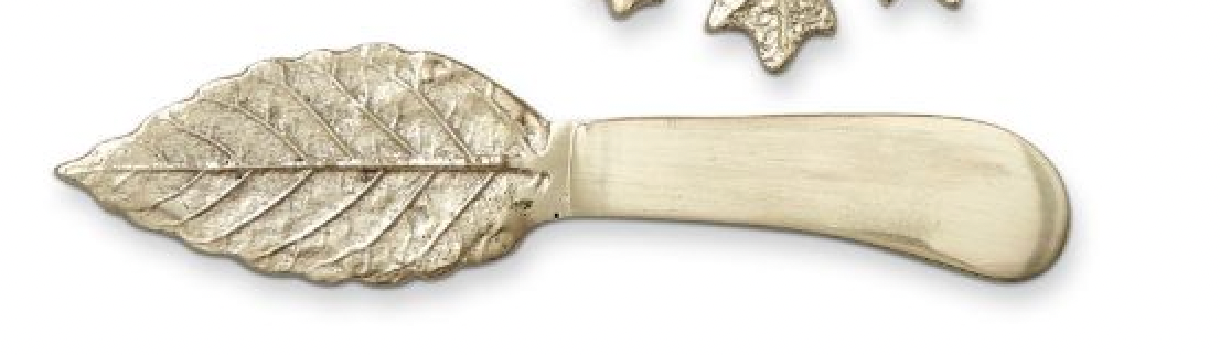 Gold Leaf Cheese Spreaders