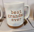 STONEWARE MUG BEST GRANDMA BY SIMPLY SOUTHERN