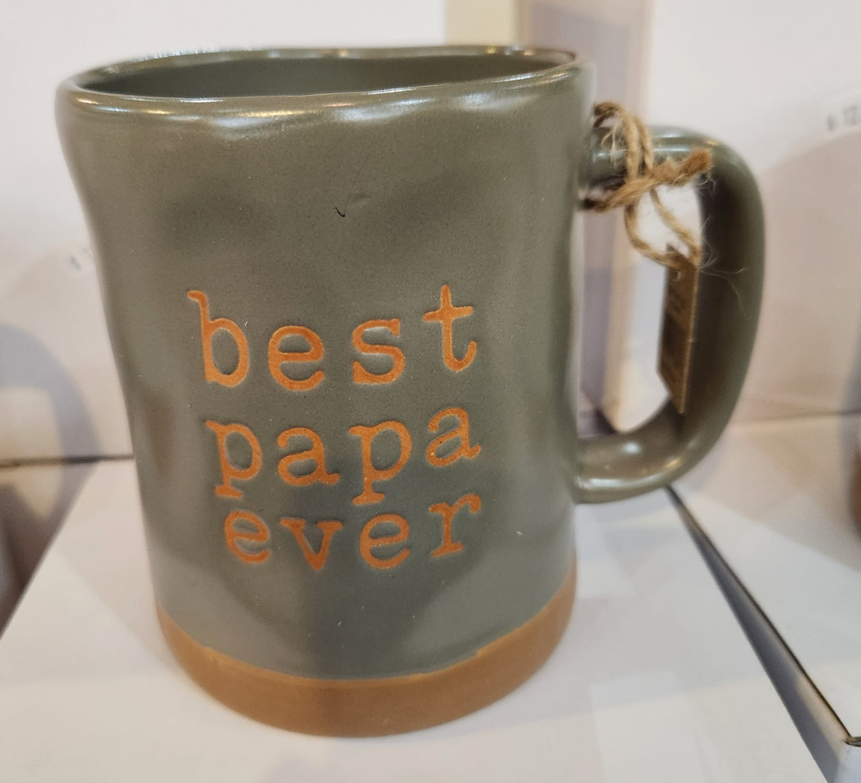 STONEWARE MUG BEST PAPA BY SIMPLY SOUTHERN