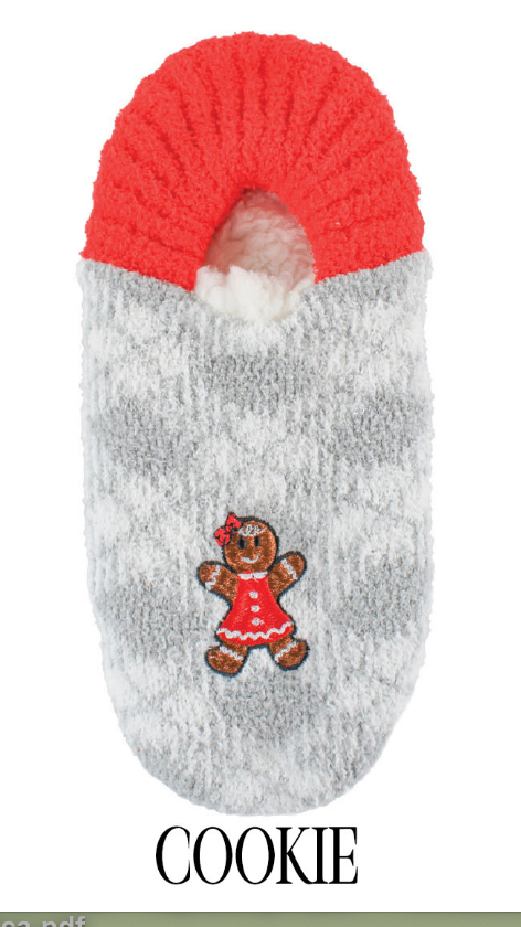 CHRISTMAS Slipper Socks -4 Styles