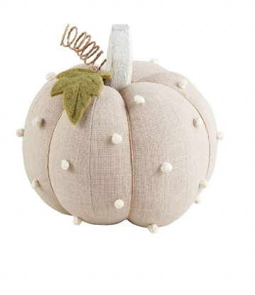 DOTTED STUFFED PUMPKINS BY MUD PIE - A. Dodson's