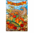 Stained Glass Cornucopia Garden Lustre Flag - A. Dodson's