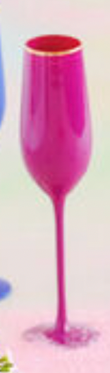 Sugar Plum Champagne Flute - Glitterville Studios