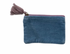 Cotton Velvet Zip Pouch with Tassel - A. Dodson's