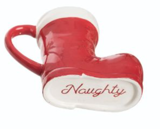 Dolomite Naughty Or Nice Boot Mug - A. Dodson's