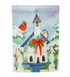 Christmas Bird House Suede Garden Flag - A. Dodson's