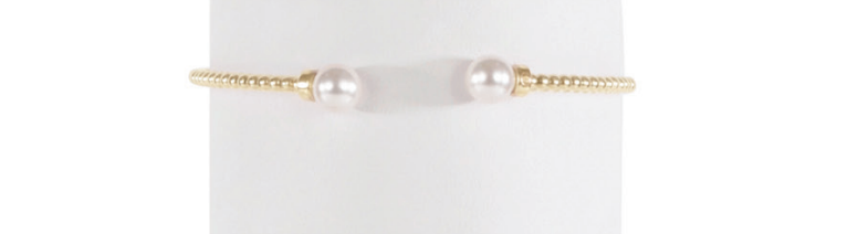 classic gold 3mm bead cuff bracelet - pearl by enewton - A. Dodson's