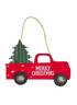 FARM CHRISTMAS TIN ORNAMENT - A. Dodson's