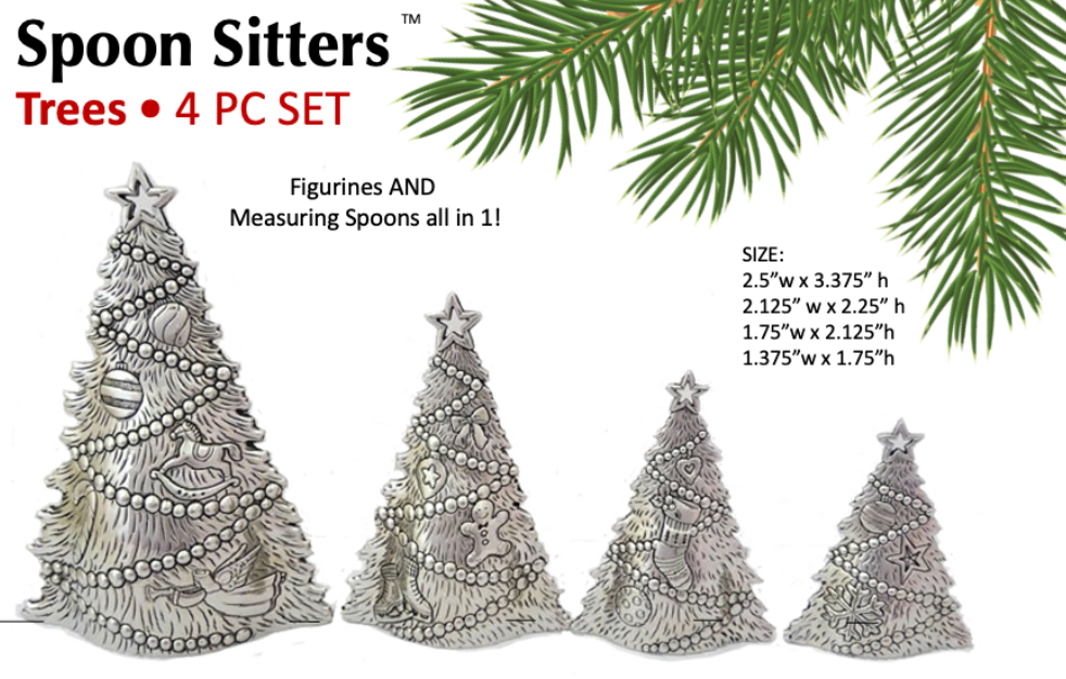 Measuring Spoons Glass Ornament