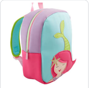 Mermaid Neoprene Backpack BY MUD PIE - A. Dodson's