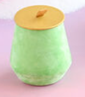 Confectionary Covered Canisters, 10 Colors - A. Dodson's