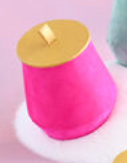 Confectionary Covered Canisters, 10 Colors - A. Dodson's