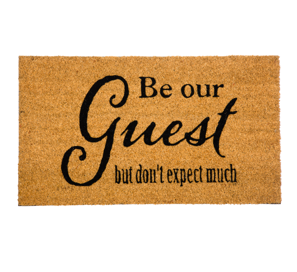 Funny Welcoming Sentiment Coir Mat - 3 Styles - A. Dodson's