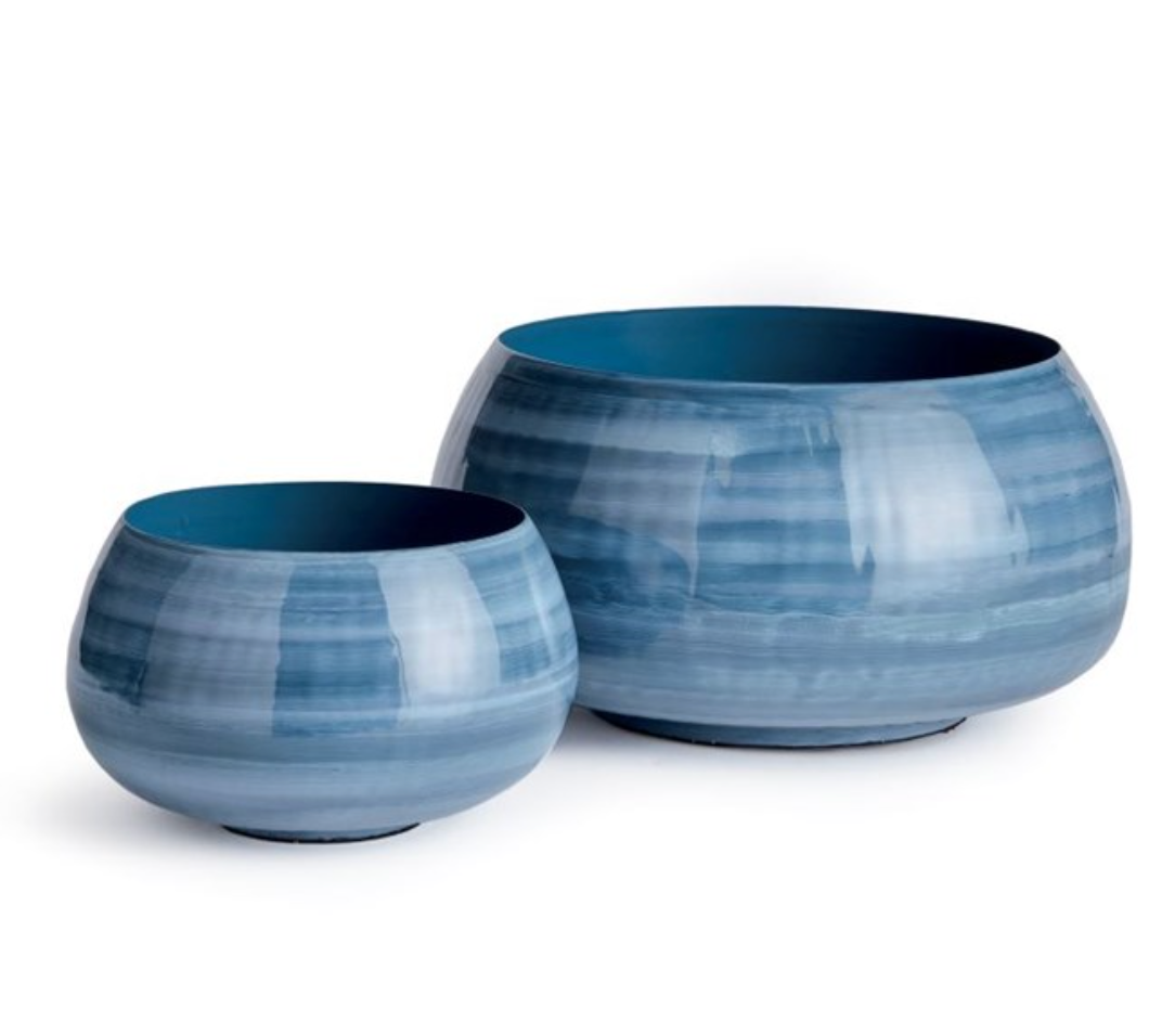 ANDREY LOW BOWLS, SET OF 2 BY NAPA HOME & GARDEN - A. Dodson's