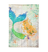 Mermaid Moire Garden Flag - A. Dodson's