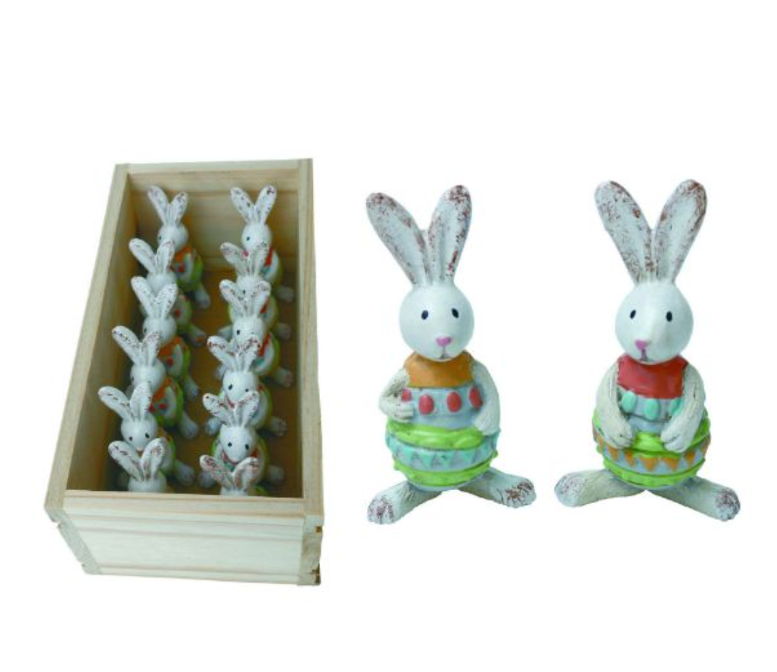 Mini Easter Bunny Figurines - 2 Styles - A. Dodson's