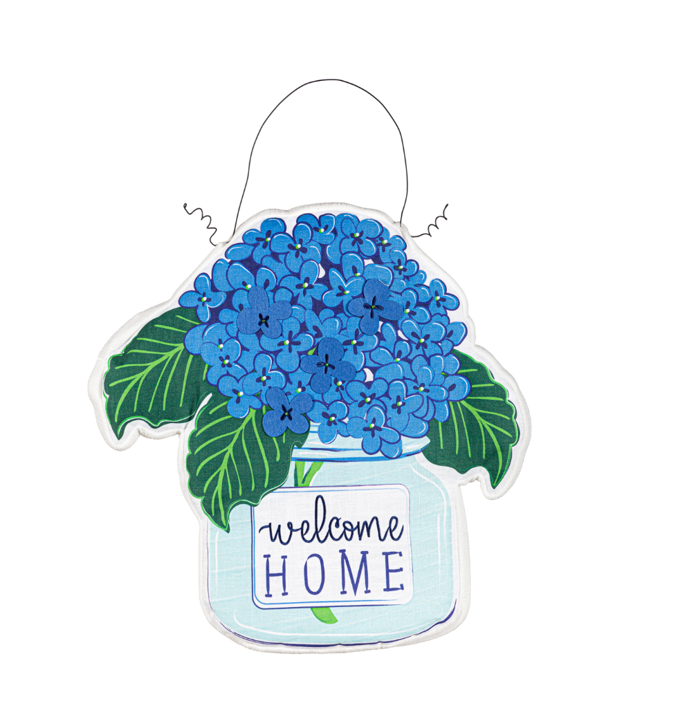 Welcome Home Hydrangeas Estate Door Décor - A. Dodson's