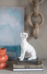 Hand-Painted Ceramic Dog, Crackle Finish, 2 Styles - A. Dodson's