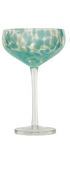 10 oz. Blown Stemmed Confetti Champagne/Coupe Glass, 4 Styles - A. Dodson's